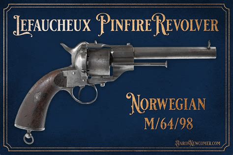 Norwegian Military Lefaucheux Pinfire Revolvers And Cartridges