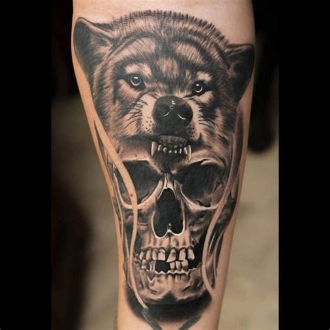 14 Wolf Skull Tattoo Ideas For Men And Women Petpress