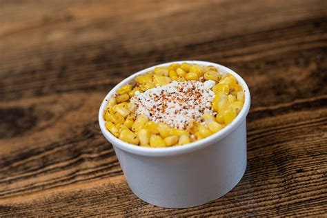 Elote Street Corn Cup Menu The Outpost Mexican Eatery Mexican