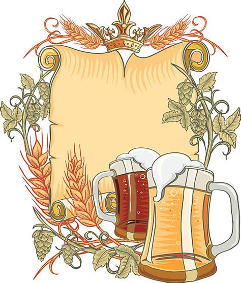 Best Cartoon Of A Hops Beer Illustrations Royalty Free Vector Graphics