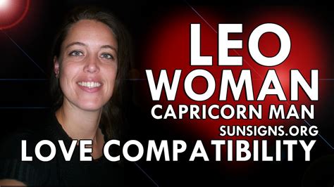 This is, remember, the most. Leo Woman Capricorn Man - A Complicated Relationship - YouTube