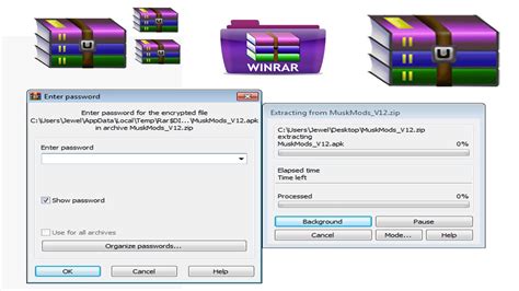 How To Open A Rar File Without Password Enter Password The Encrypted