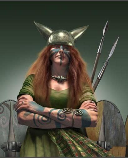 Ancient Celtic Women Warriors Foto Ancient Celtic Women Served As