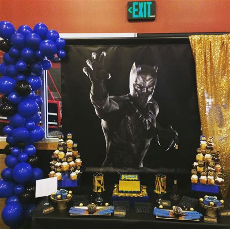 Black Panther Birthday Party Ideas Panther Party Birthday Theme