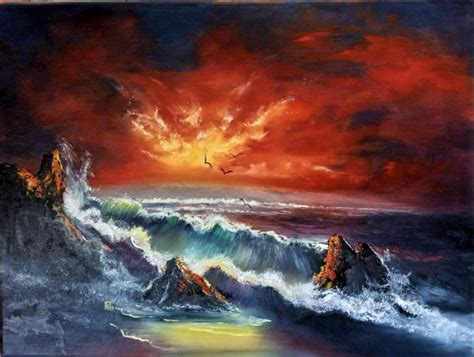 Sunset Seascape Bill Alexander