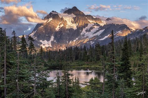 Placidity Mount Shuksan North Cascades Washington Usa Dean