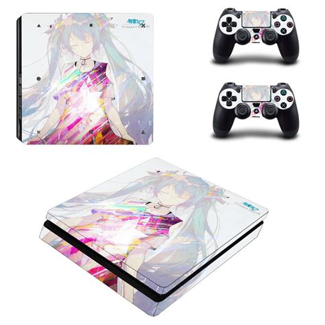 Hatsune Miku Project Diva Decal Skin For Ps4 Slim Console And Controllers