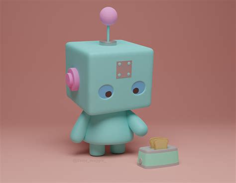 Artstation Cute Robot