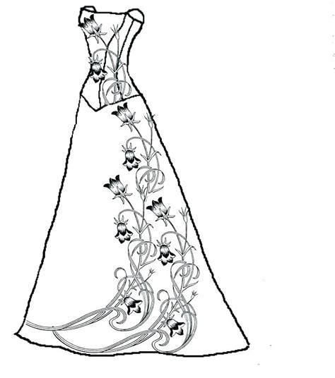 Barbie Wedding Dress Coloring Pages At Getdrawings Free Download