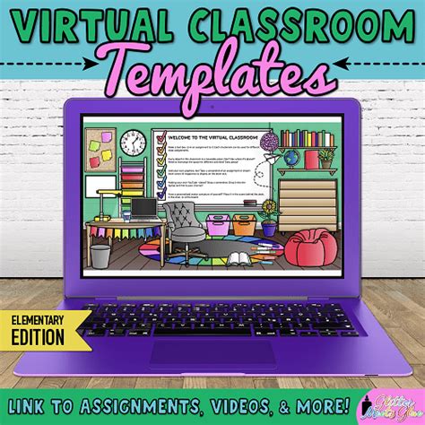 Have you bit the virtual bitmoji classroom craze? Virtual Classroom Templates for Elementary Teachers ...