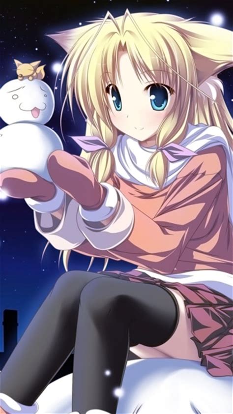 Christmas Anime Wallpapernokia N8 Wallpaper360×640 2 Kawaii Mobile