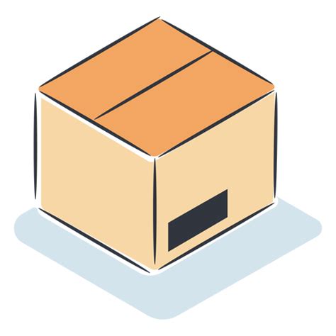 Cardboard Box Isometric Png And Svg Design For T Shirts