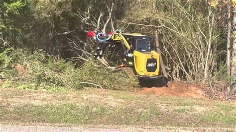Asv Rt50 Removing Trees With A Grapple Attachment Youtube