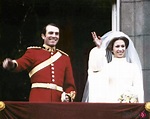 La Princesa Ana y Mark Phillips en su boda - La Familia Real Británica ...