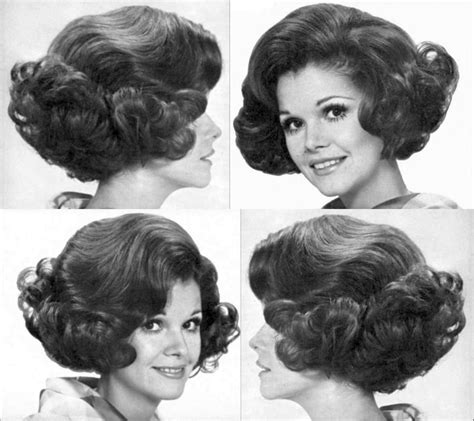 Salon Hairstyle 1969 April Bouffant Hair Vintage Hairstyles Hair Styles