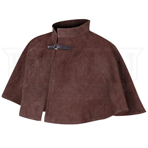Colin Suede Shoulder Cape My From Leather Armor Leather Armour
