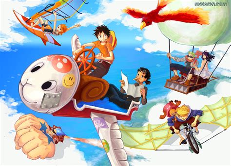 One Piece Group Photo Daily Anime Art