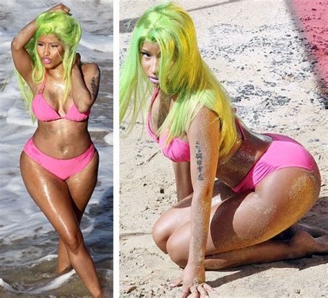 We Make Music Show Nicki Minaj Shows Off Her Sexy Bikini Body On “starships” Music Video Set In
