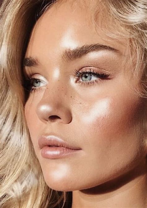 Pinterest Kyliieee Sunkissed Glow Summer Makeup For Blue Eyes And