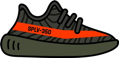 Download Yeezy 350 Png Png And  Base
