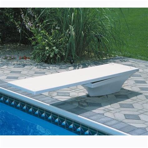 6 Fibre Dive Diving Board With Flyte Deck Ii Stand Radiant White In