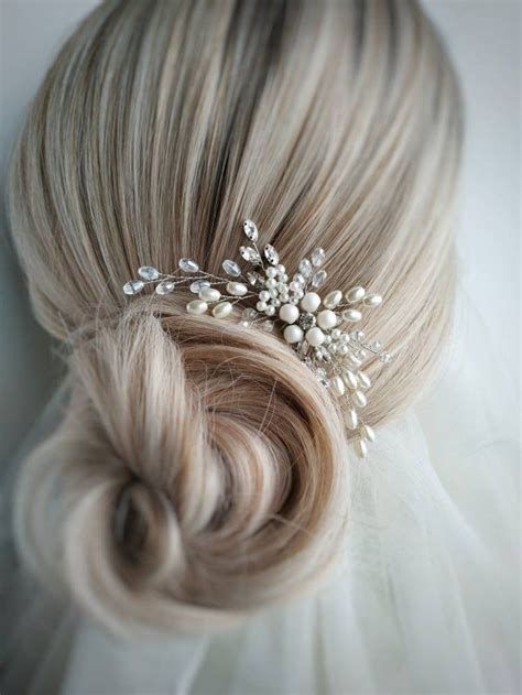Wedding Hair Accessories Pearl Hair Pin Ivory Wedding Hair Piece Bridal Hair Pins Hair Piece For Bri