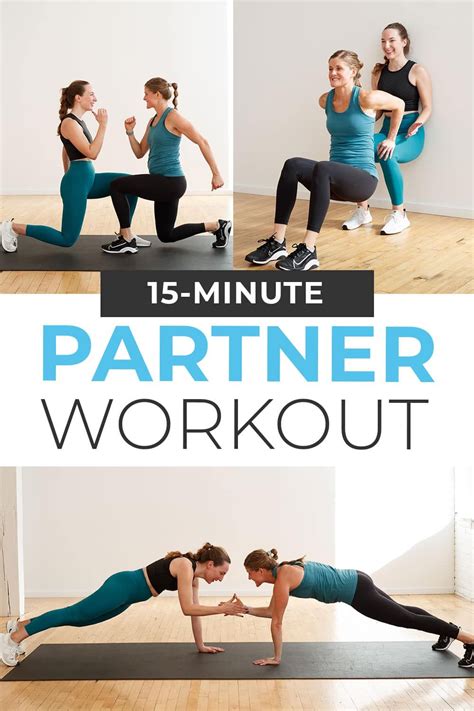 15 Min Partner Workout 10 Partner Exercises Video Nourish Move Love