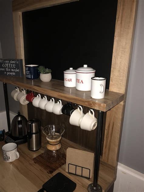 Weston Mini Chalkboard Coffee Bar Free Shipping Etsy Coffee Bars In