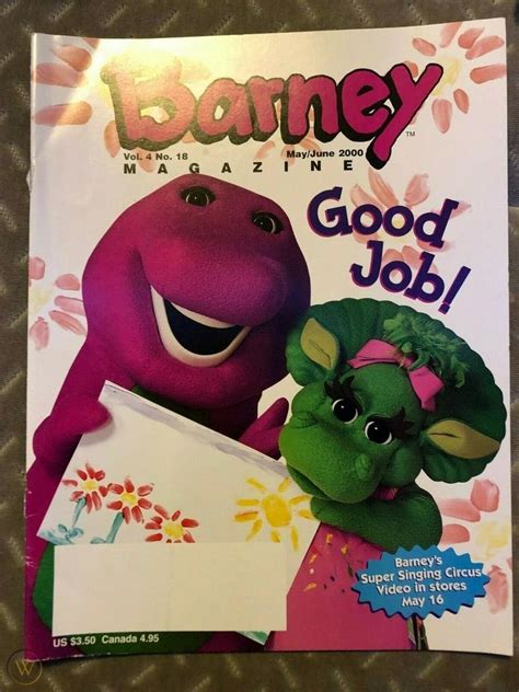 Barney Magazine Vol 4 No 18 Mayjune 2000 Good Job 1985012035