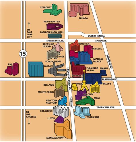 Images And Places Pictures And Info Las Vegas Strip Map Pdf