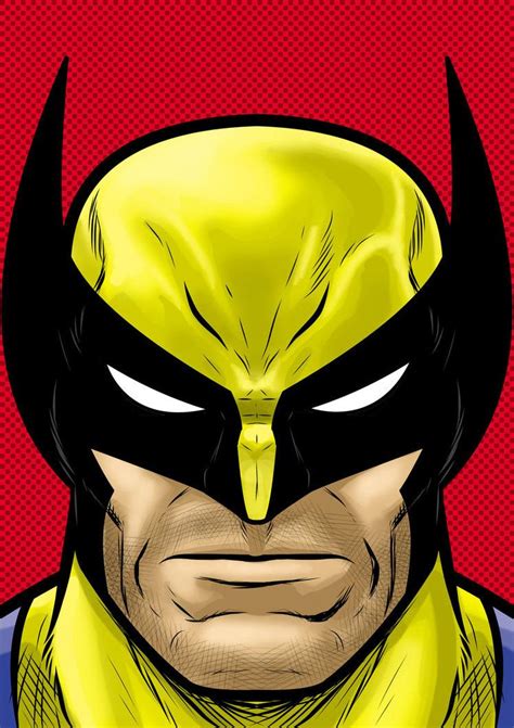 Comic Book Portraits Comic Book Superheroes Wolverine Marvel Wolverine