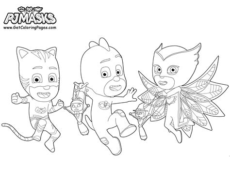 « monsters university coloring pages. Printable PJ Masks Party Coloring Page - Get Coloring Pages