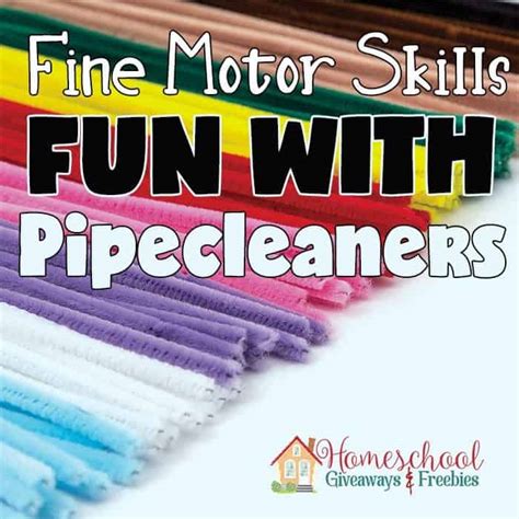 Fine Motor Skills Fun With Pipe Cleaners