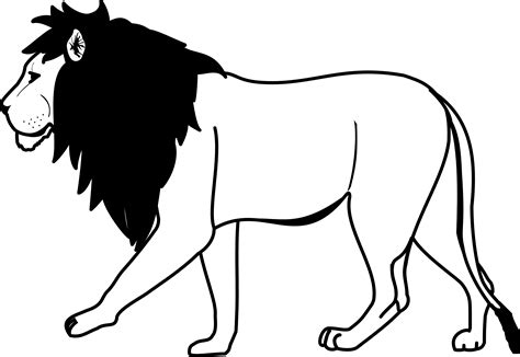 Lion Drawing Clipart Best