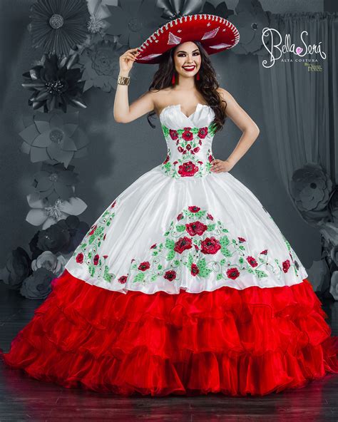 Charro Mexican Tradition Quinceanera Dress Bella Sera