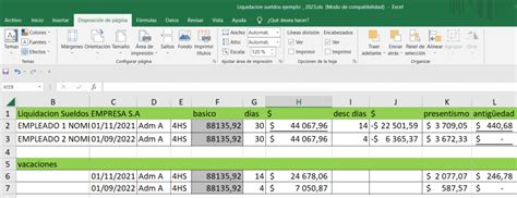 Liquidación de Sueldos en Excel Ejemplos de Planillas Pros y Contras