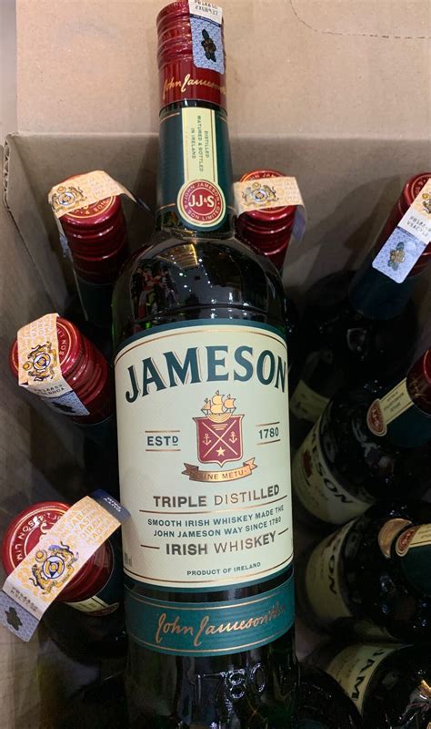 Jameson Triple Distilled Irish Whiskey 700ml Lazada