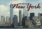 "Welcome to New York City Postcard" by doodlesbymal | Redbubble
