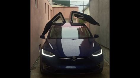 Ultimate Tesla Model X Falcon Wing Door Test Youtube