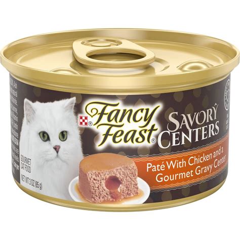 Canned fancy feast food isn't bad for your cat, strictly speaking. Fancy Feast Pate Wet Cat Food; Savory Centers Pate With ...