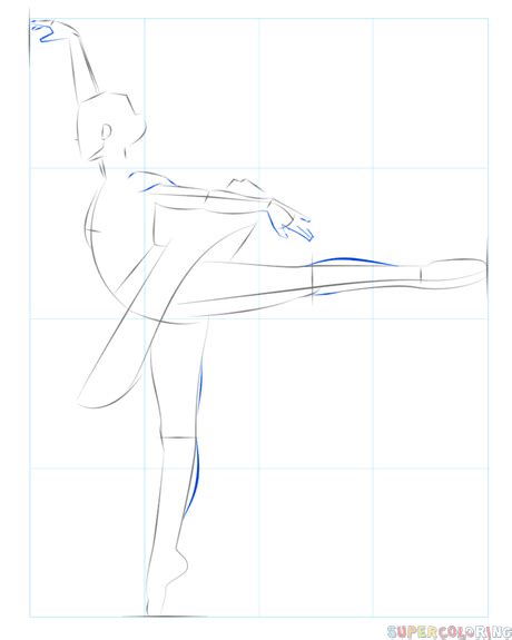 How To Draw A Ballerina Step By Step Drawing Tutorials Ballerina