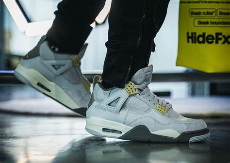 This Air Jordan 4 Is Covered In Photon Dust And Grey Fog Sneaker News