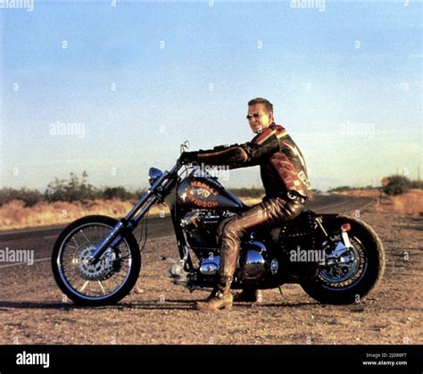 Mickey Rourke Harley Davidson And The Marlboro Man Stock Photo