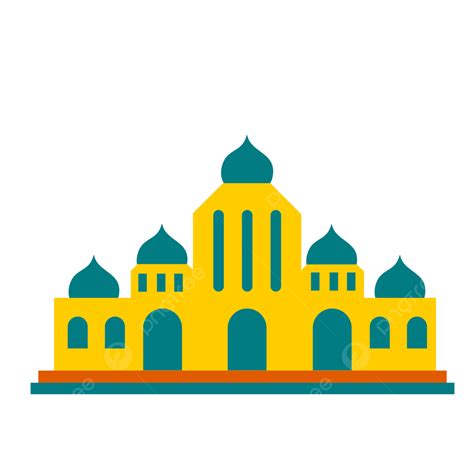 Mosques Clipart Hd Png Mosque Symbol Illustration Vector Mosque