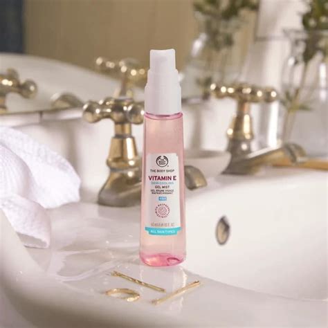 And this includes the skin. The Body Shop Vitamin E Skin Cooling Gel Mist| NEW! July 2020