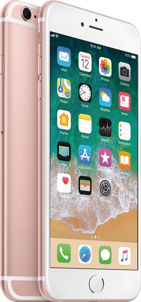 Best Buy Apple Iphone 6s Plus 16gb Rose Gold Atandt Mktp2lla