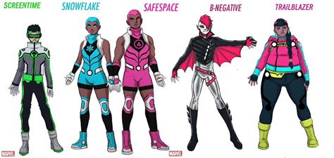 Marvels New Warriors 2020 Lineup Includes New Characters Snowflake