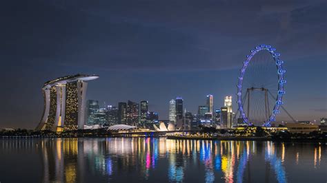 Singapore Night 2015 Bing Theme Wallpaper 1920x1080
