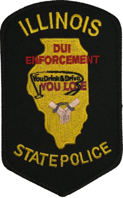 Illinois State Police Shoulder Patch Bureau Of Identification