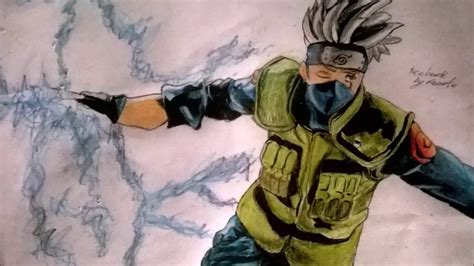 Kakashi Hatake De Naruto Speed Drawing Youtube